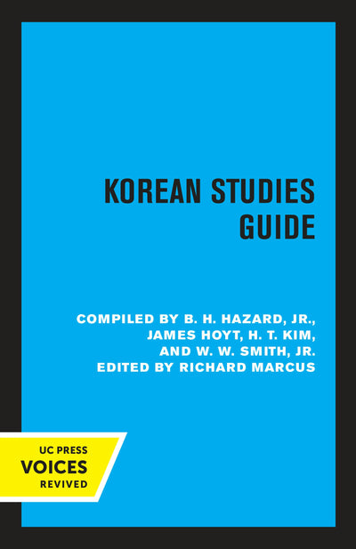Cover image for Korean Studies Guide, isbn: 9780520350731