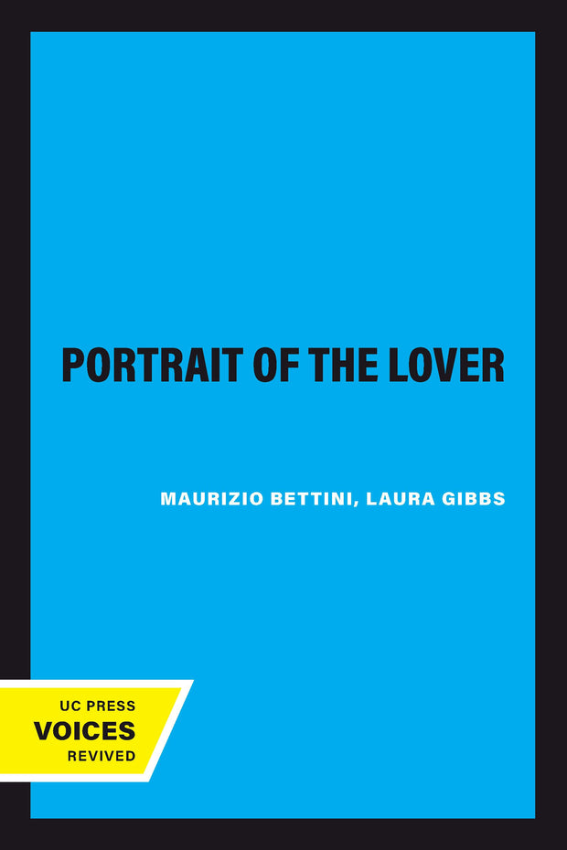 Cover image for The Portrait of the Lover, isbn: 9780520354241