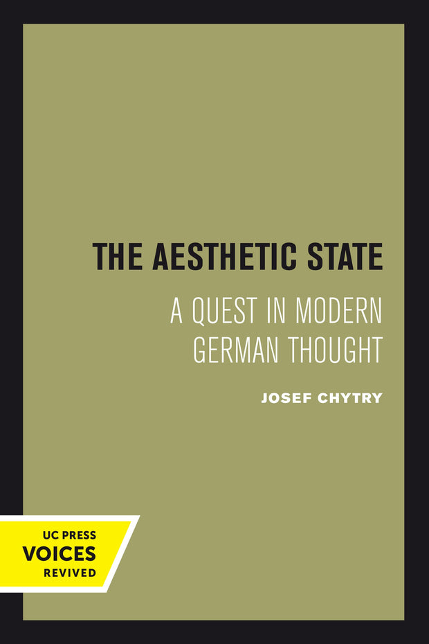 Cover image for The Aesthetic State, isbn: 9780520377080
