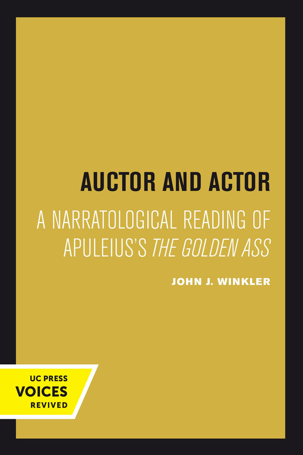 Cover image for Auctor and Actor, isbn: 9780520377172
