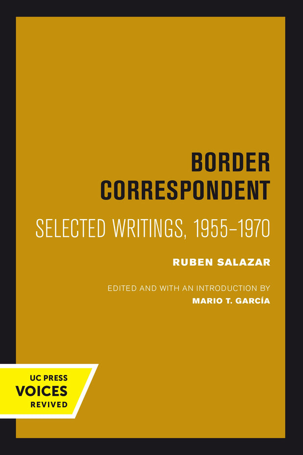 Cover image for Border Correspondent, isbn: 9780520377226