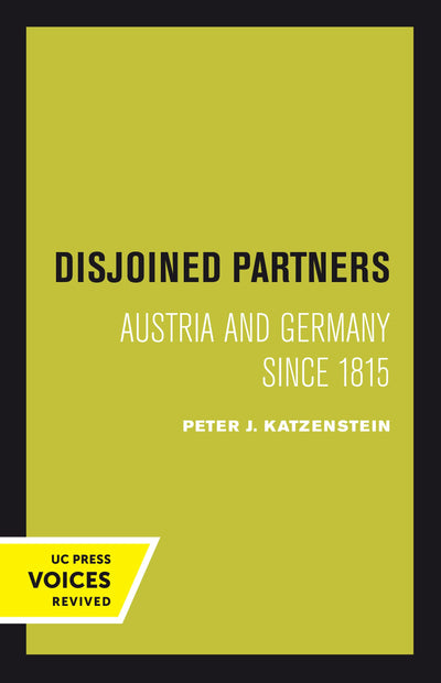 Cover image for Disjoined Partners, isbn: 9780520377448