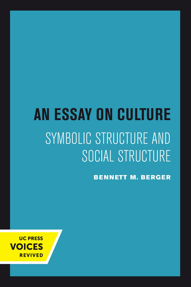 Cover image for An Essay on Culture, isbn: 9780520377592