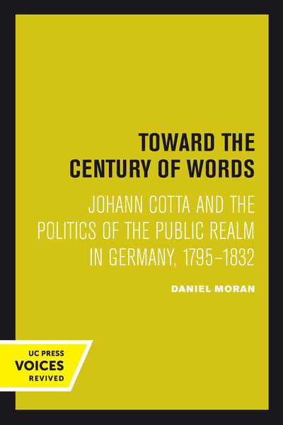 Cover image for Toward the Century of Words, isbn: 9780520378742