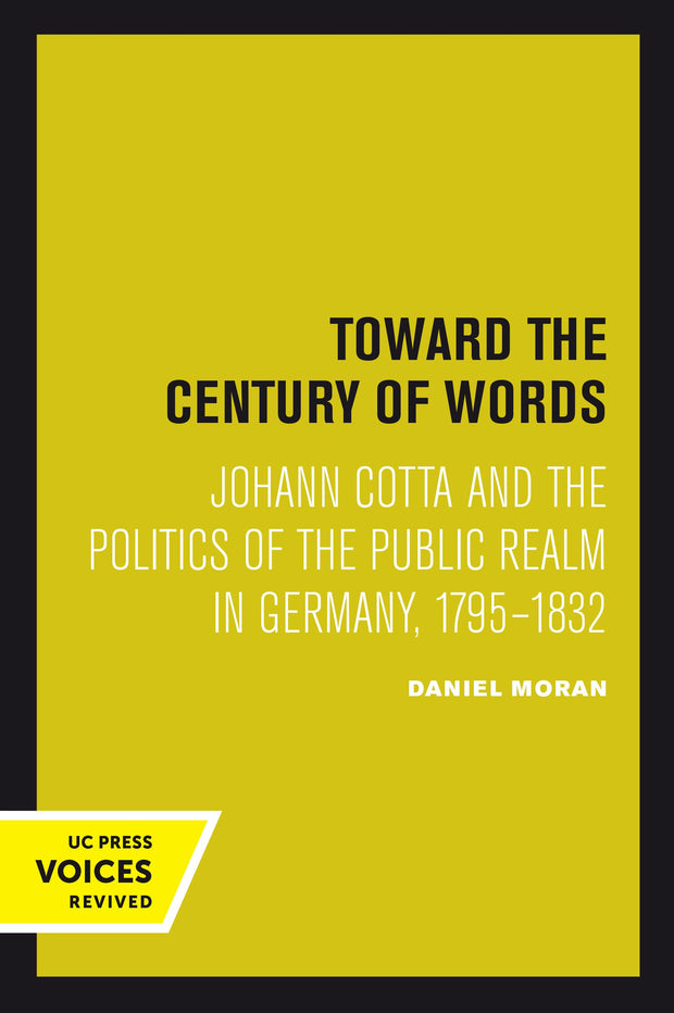 Cover image for Toward the Century of Words, isbn: 9780520378742