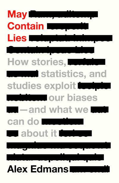 Cover image for May Contain Lies, isbn: 9780520403956
