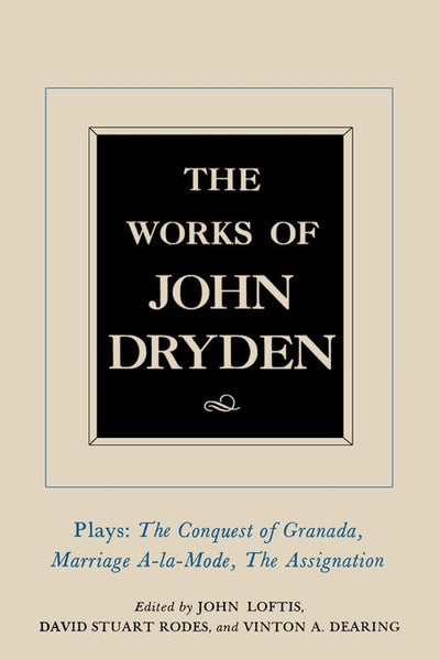 Cover image for The Works of John Dryden, Volume XI, isbn: 9780520905283