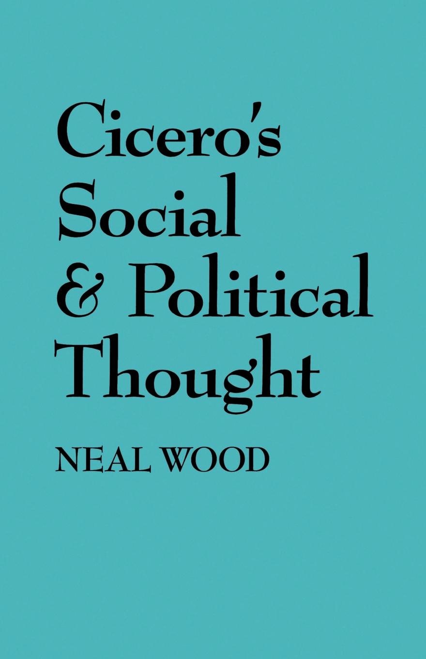 Book cover image for Cicero's Social and Political Thought ISBN: 9780520911284