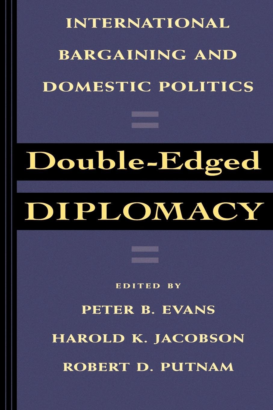 Book cover image for Double-Edged Diplomacy ISBN: 9780520912106