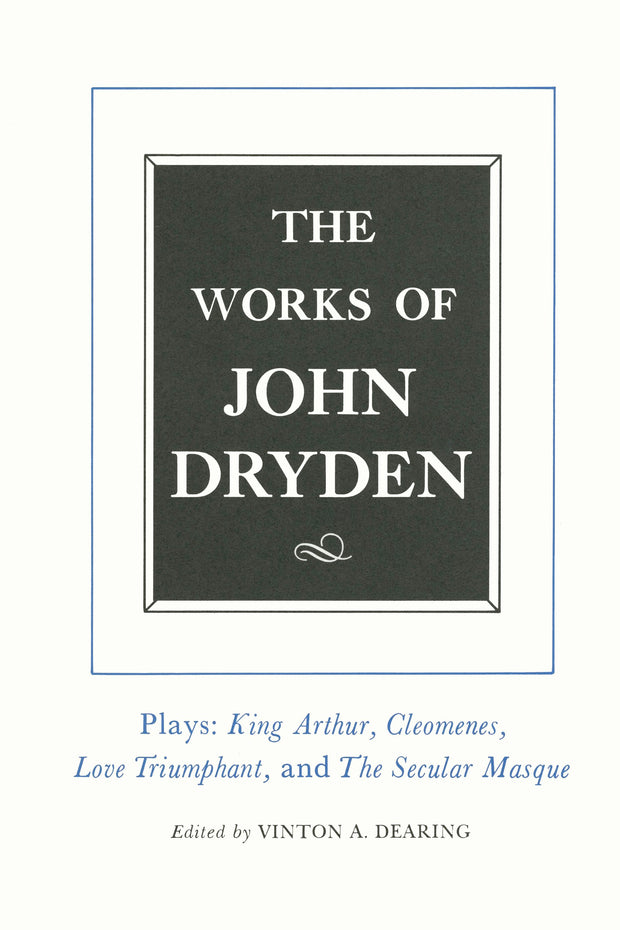 Cover image for The Works of John Dryden, Volume XVI, isbn: 9780520915121