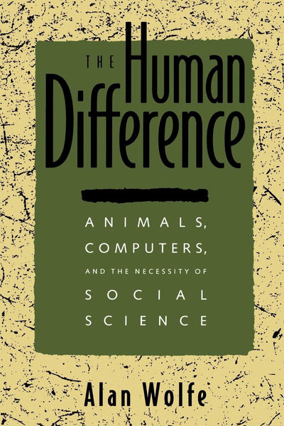 Cover image for The Human Difference, isbn: 9780520915619