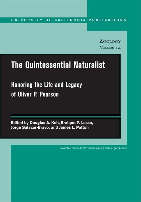 Book cover image for The Quintessential Naturalist ISBN: 9780520916159