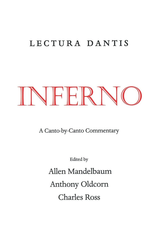 Cover image for Lectura Dantis, Inferno, isbn: 9780520920538