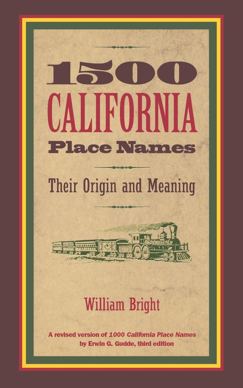Book cover image for 1500 California Place Names ISBN: 9780520920545
