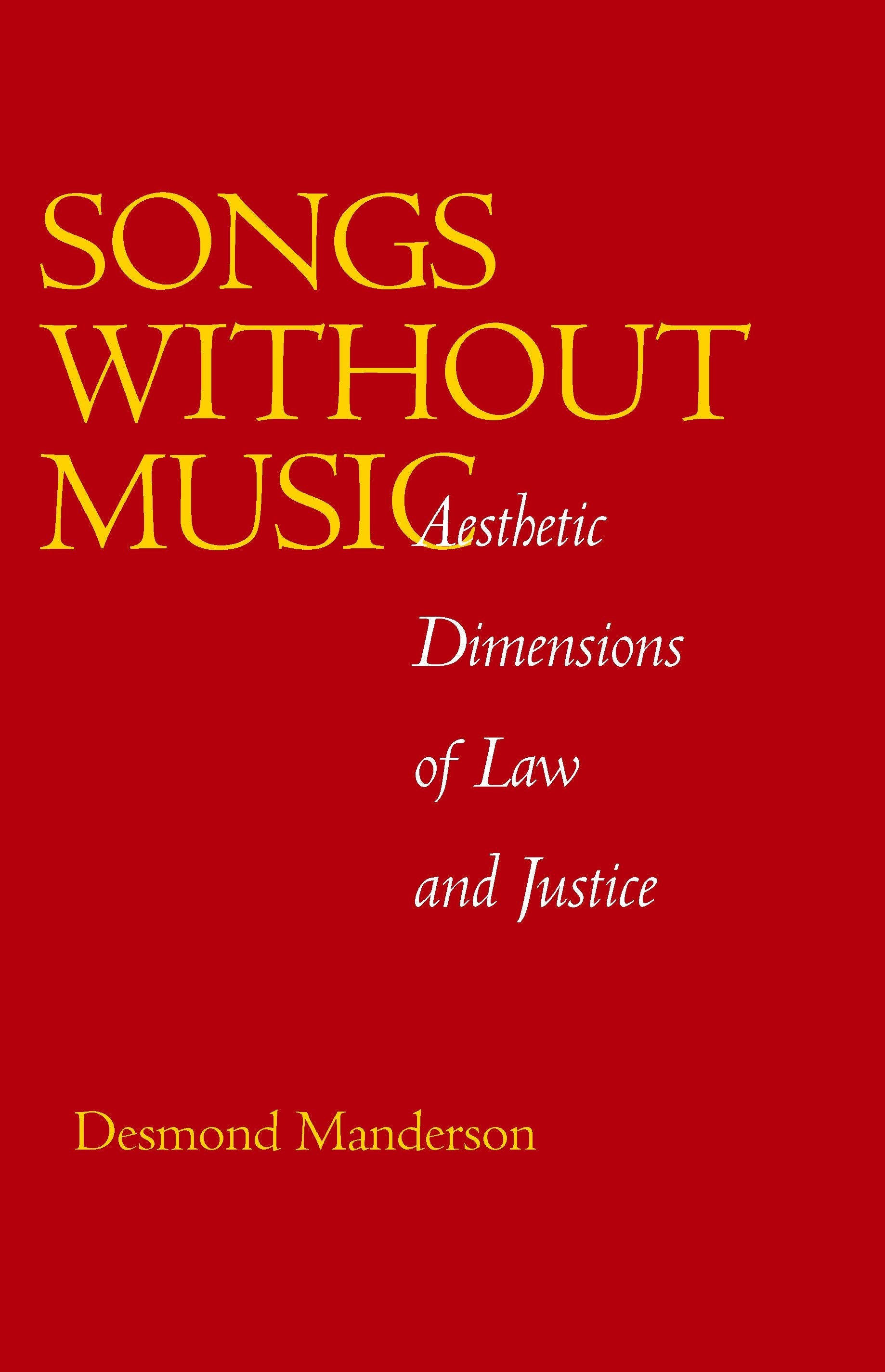 Book cover image for Songs without Music ISBN: 9780520922211