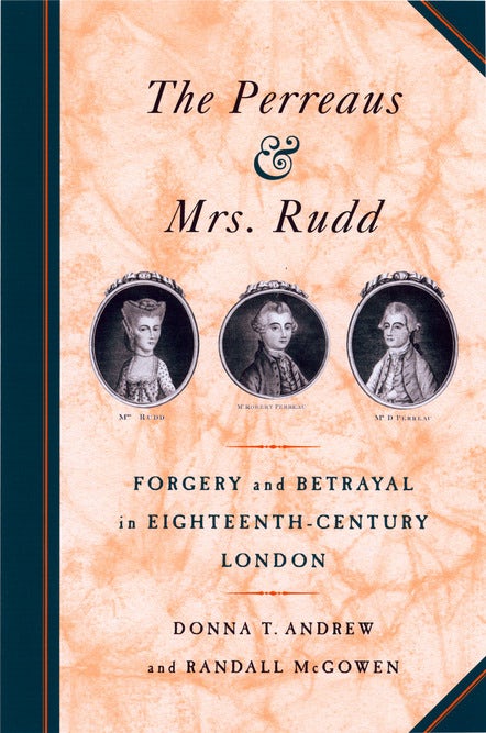 Cover image for The Perreaus and Mrs. Rudd, isbn: 9780520923706