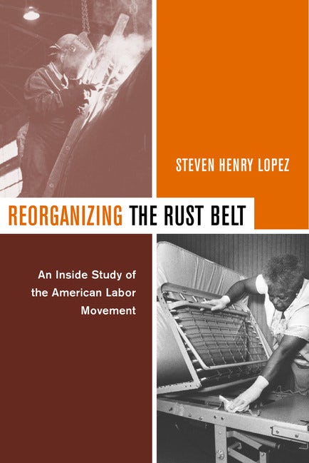 Cover image for Reorganizing the Rust Belt, isbn: 9780520929388