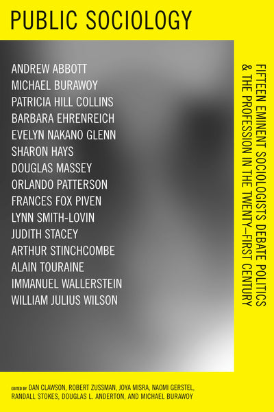 Cover image for Public Sociology, isbn: 9780520940758