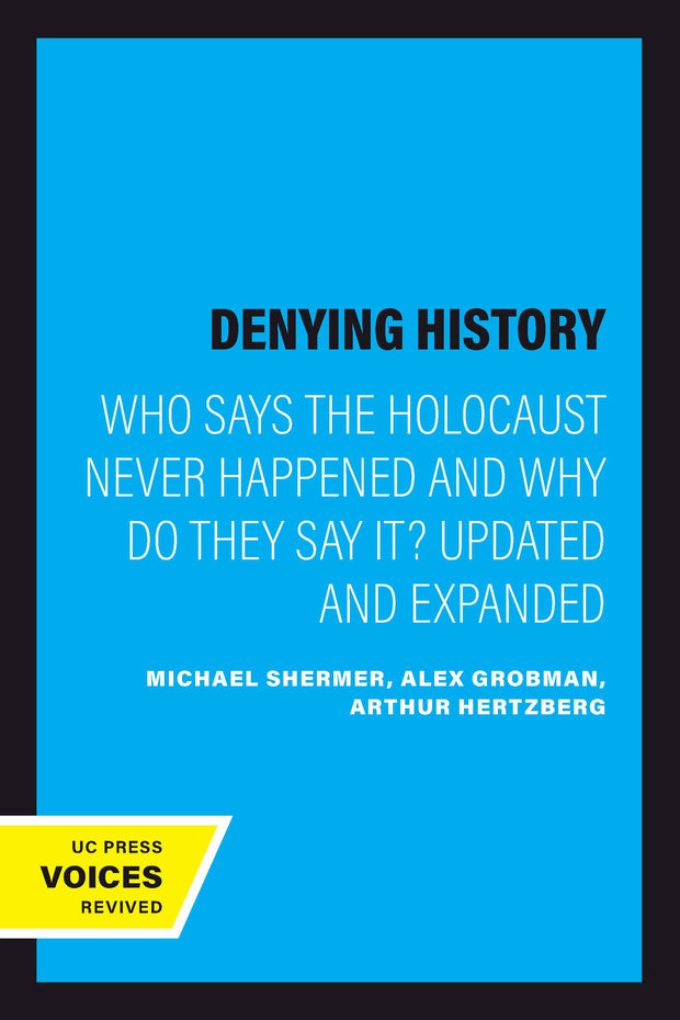 Cover image for Denying History, isbn: 9780520944091