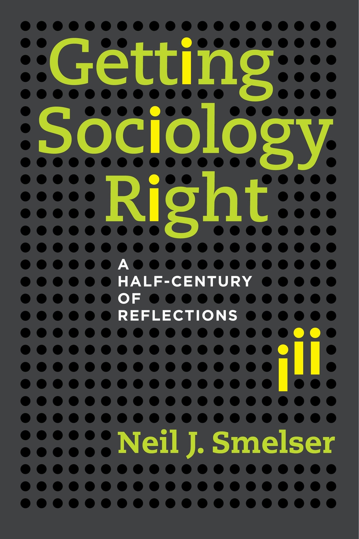 Book cover image for Getting Sociology Right ISBN: 9780520958487