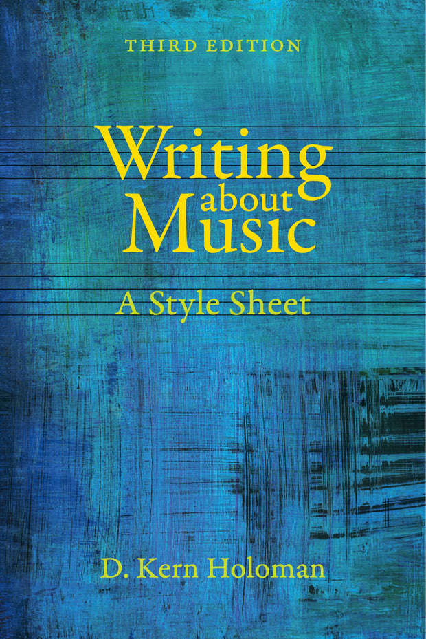 Cover image for Writing about Music, isbn: 9780520958814