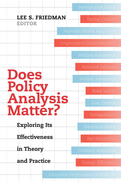 Cover image for Does Policy Analysis Matter?, isbn: 9780520962538
