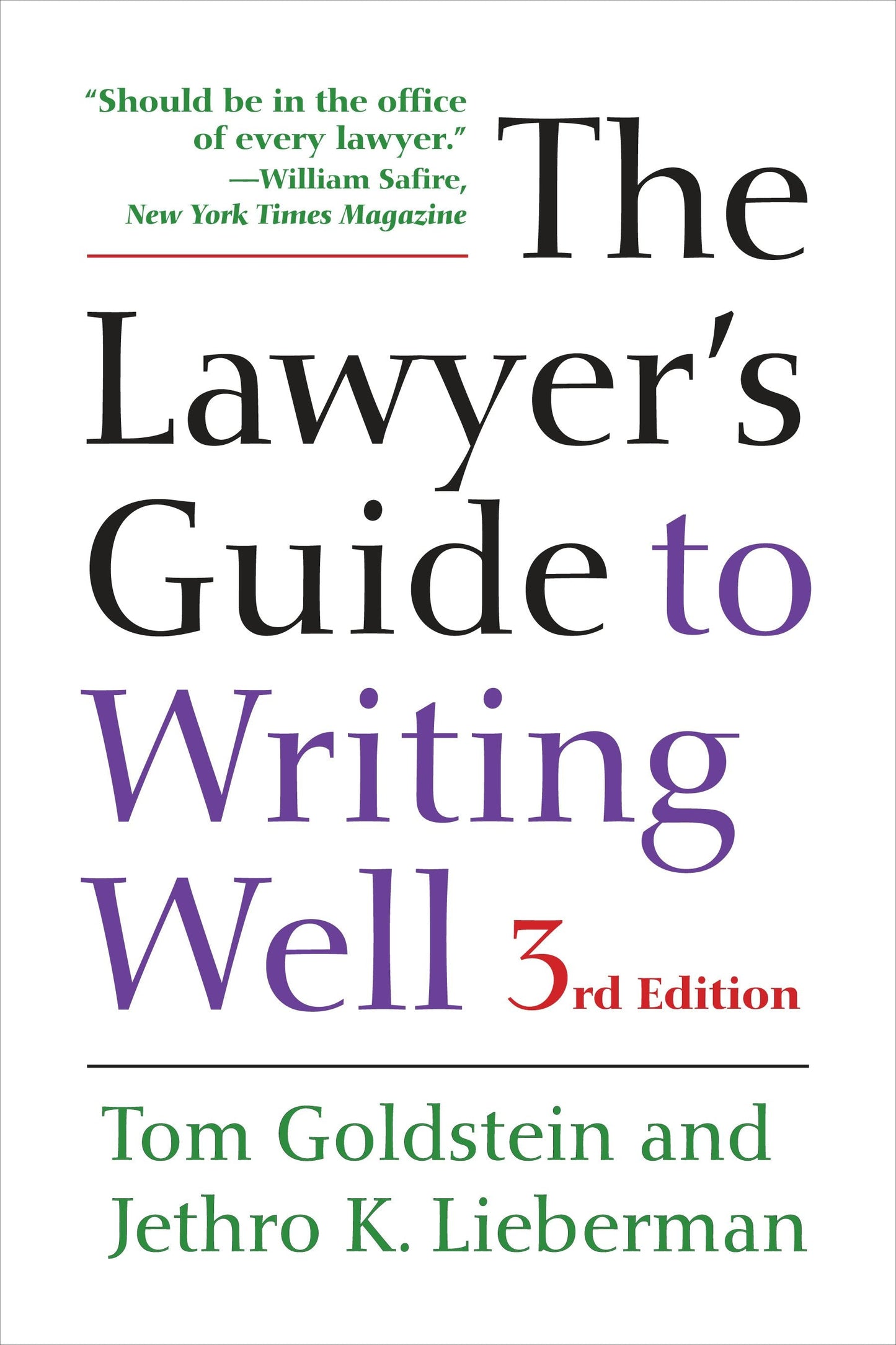 Book cover image for The Lawyer's Guide to Writing Well ISBN: 9780520963351