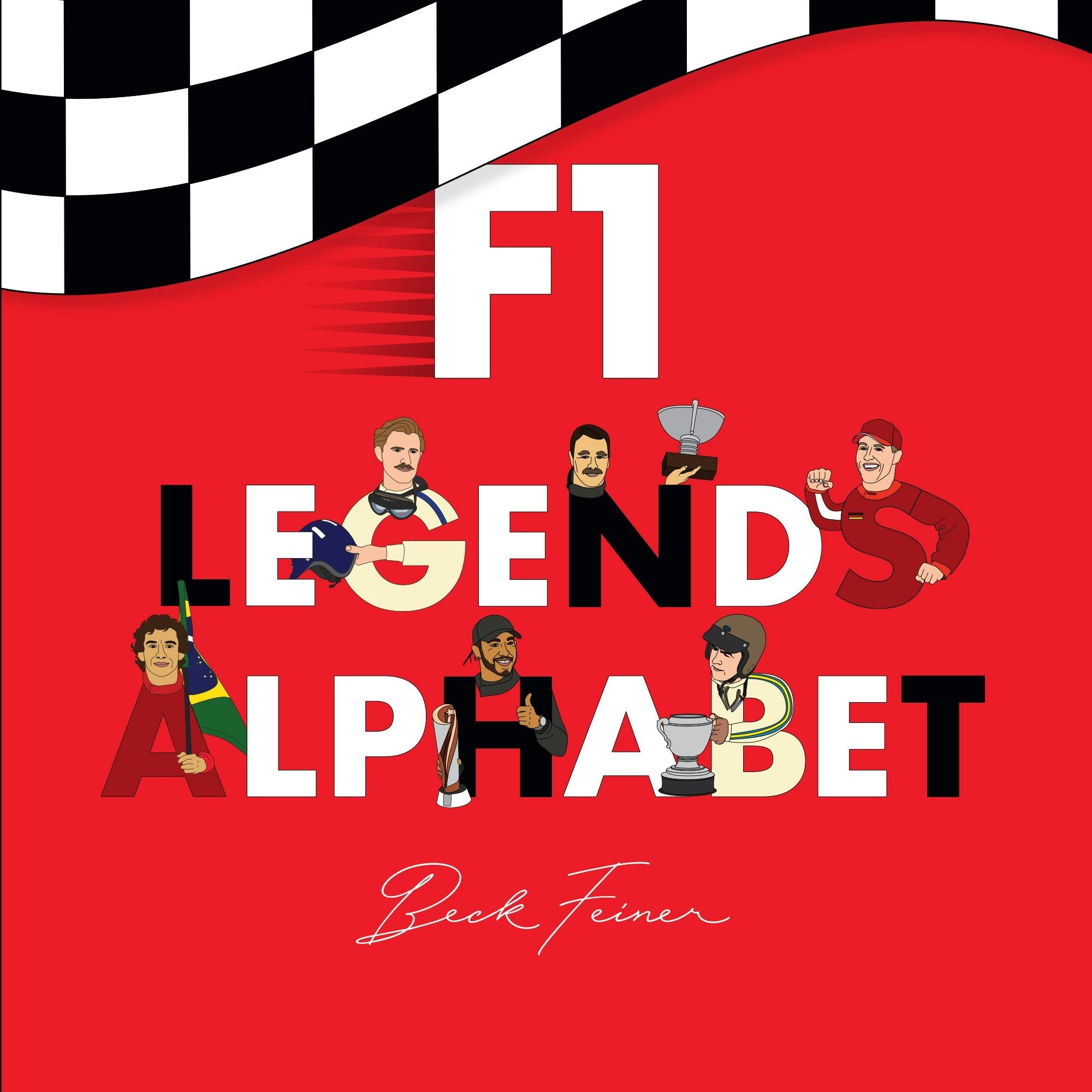Book cover image for F1 Legends Alphabet ISBN: 9780645200188