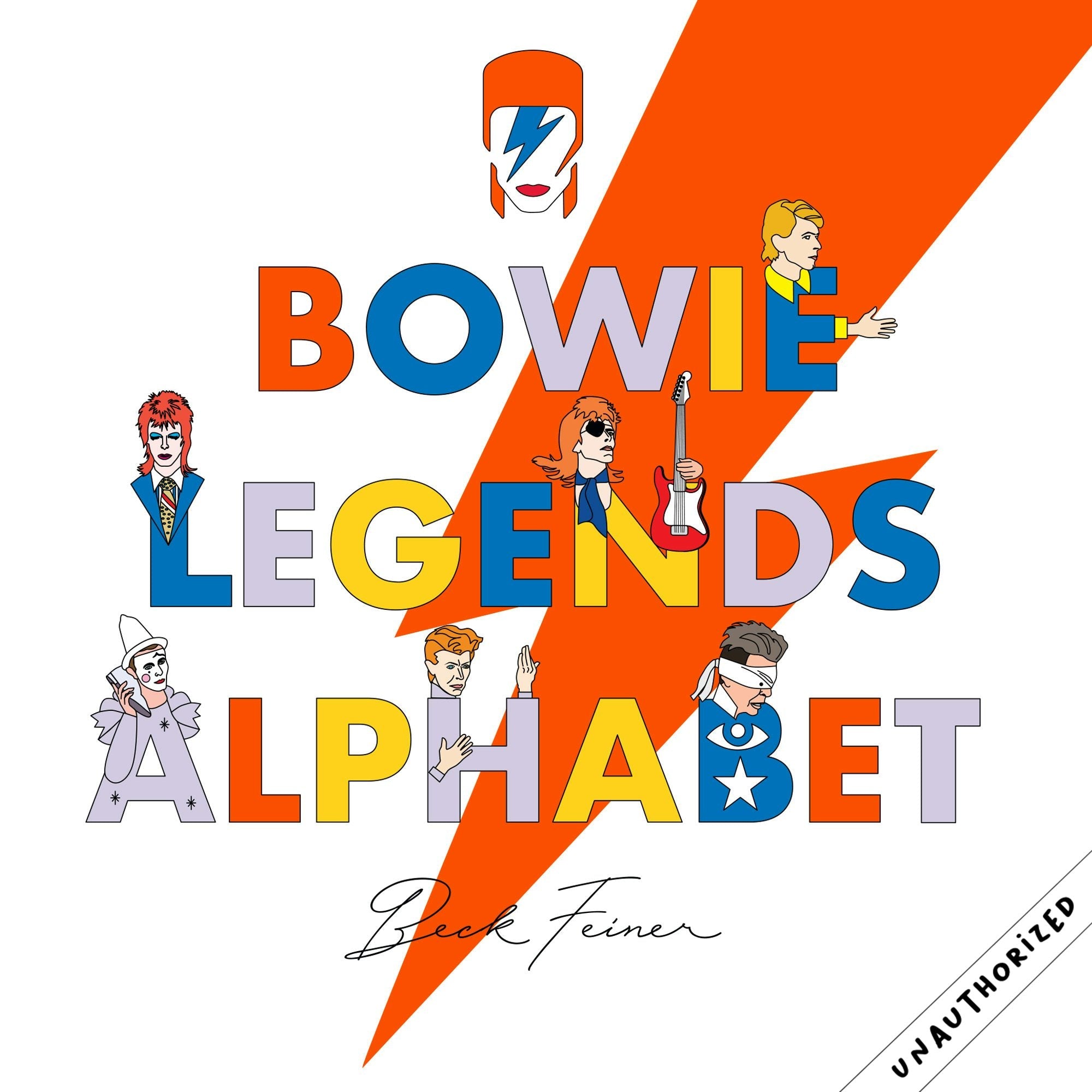 Book cover image for Bowie Legends Alphabet ISBN: 9780645487008