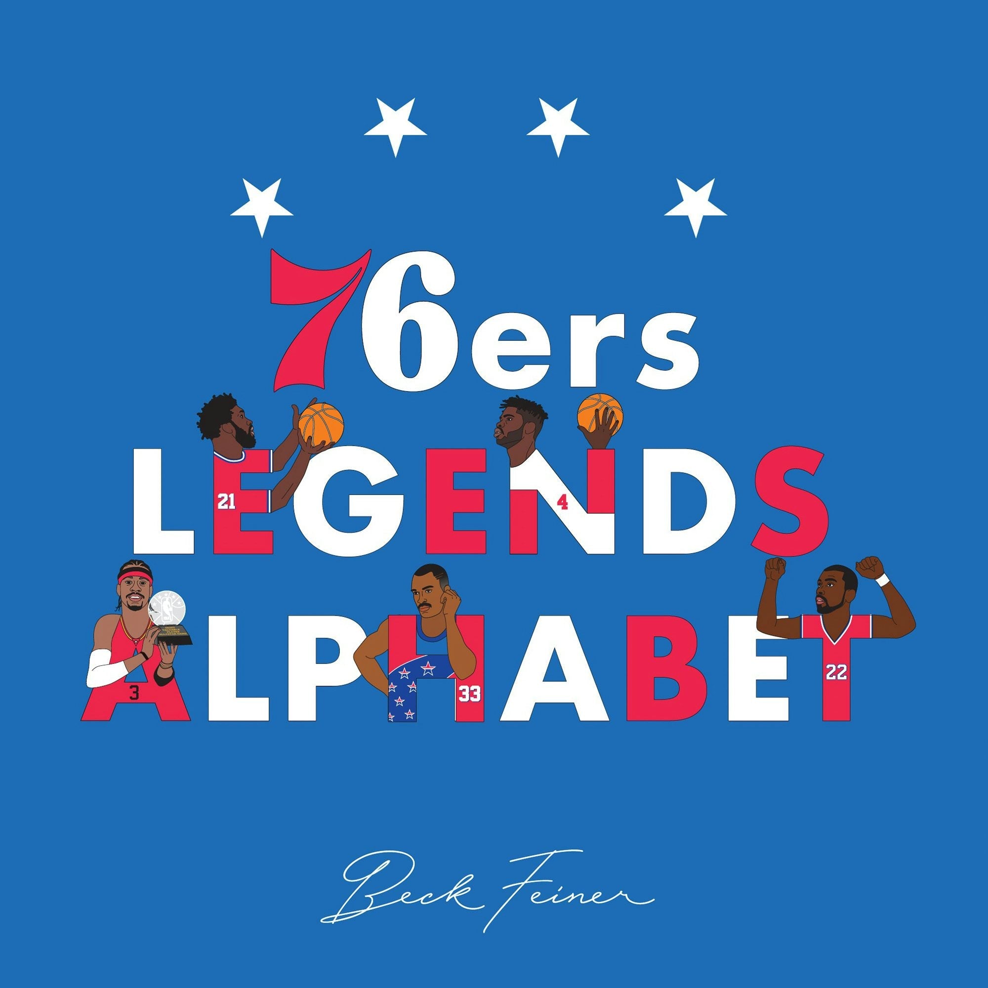 Book cover image for 76ers Legends Alphabet ISBN: 9780645487091