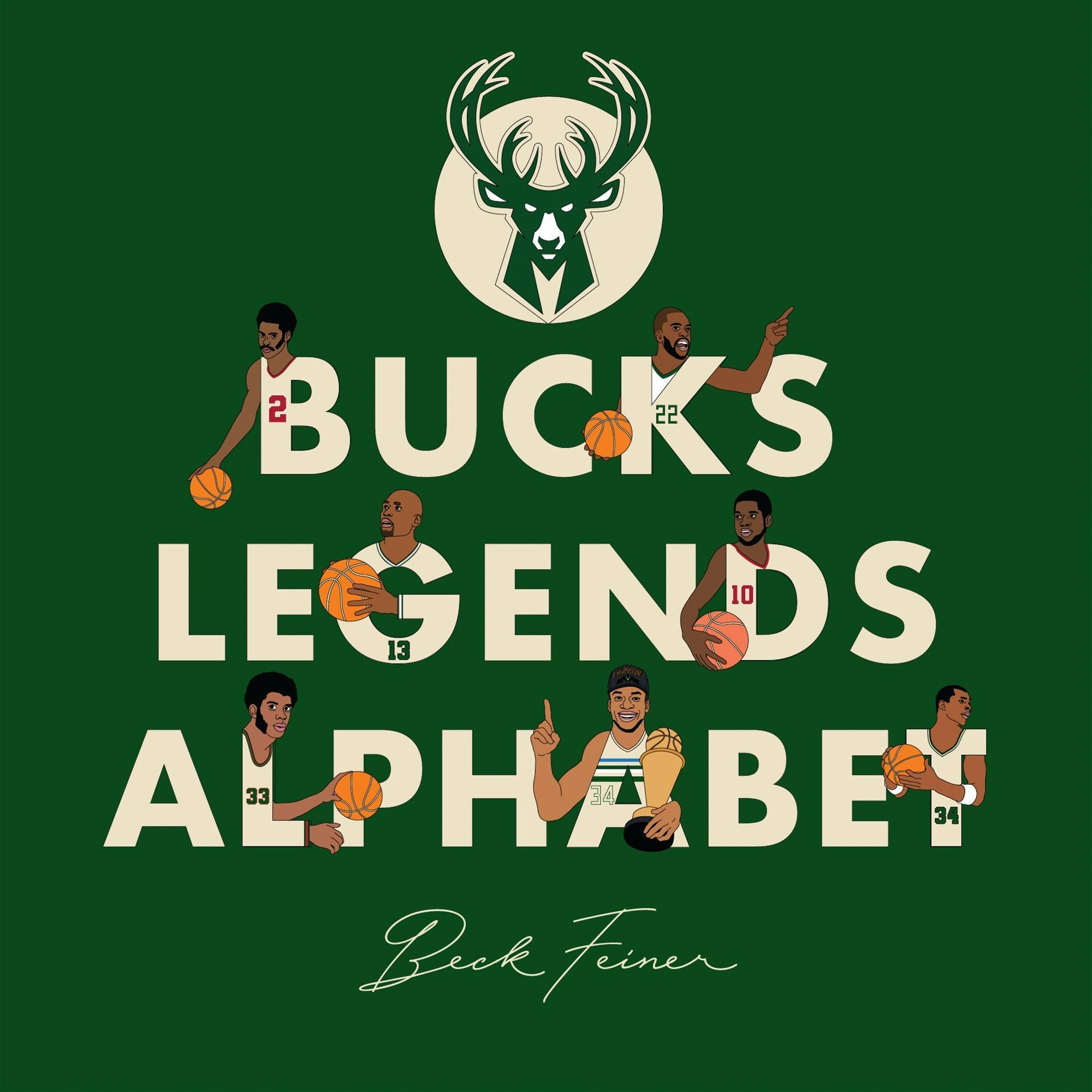 Book cover image for Bucks Legends Alphabet ISBN: 9780645851403