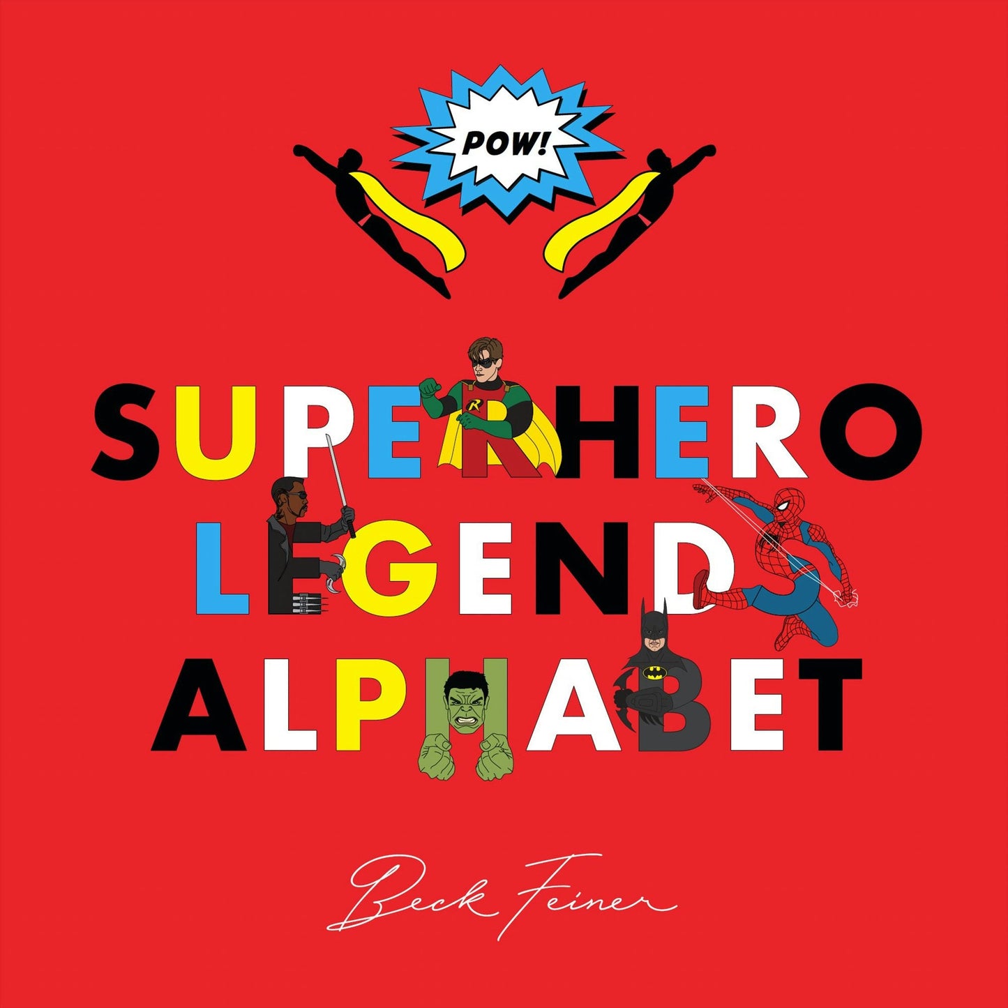 Book cover image for Superhero Legends Alphabet: Men ISBN: 9780645851472