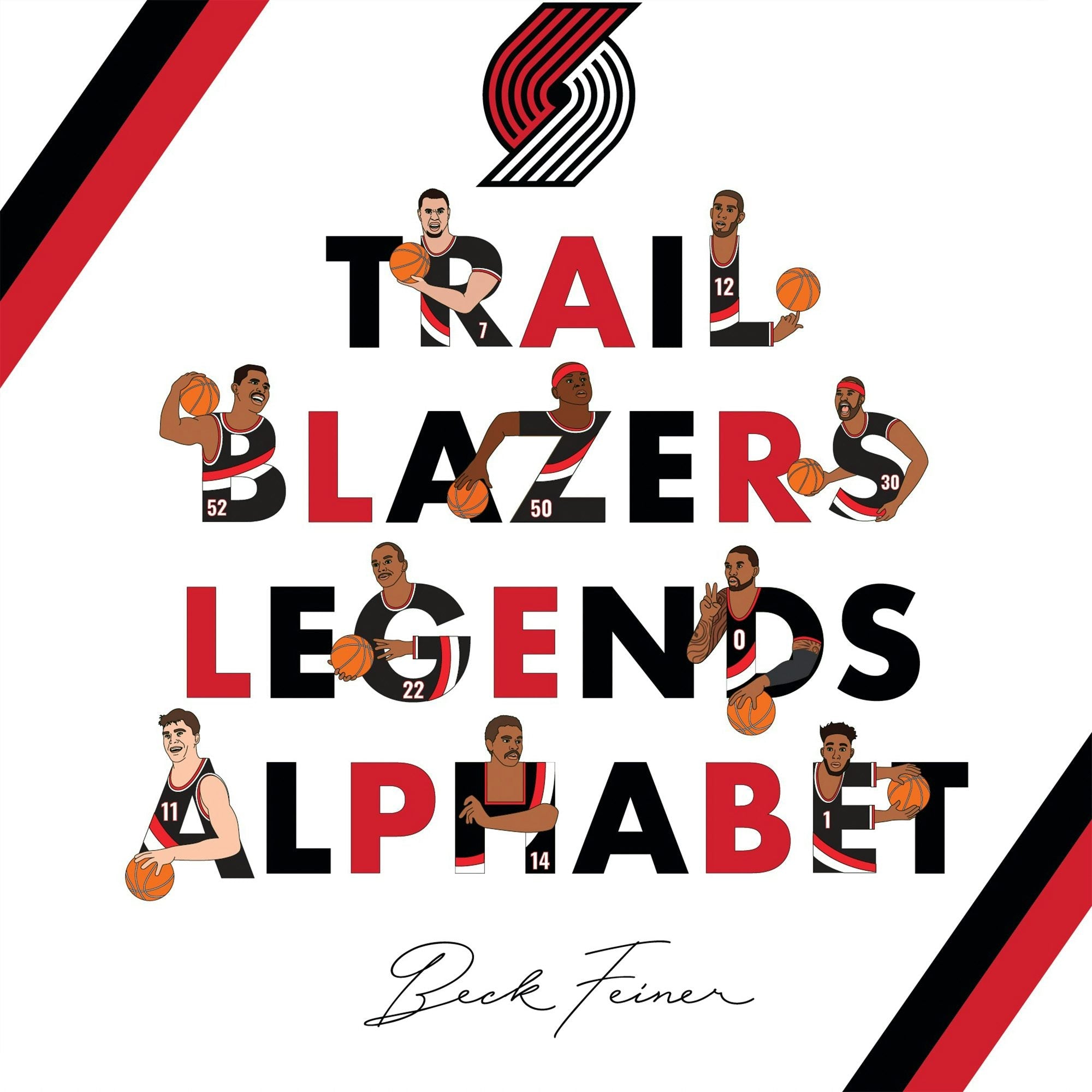 Book cover image for Trail Blazers Legends Alphabet ISBN: 9780645851496