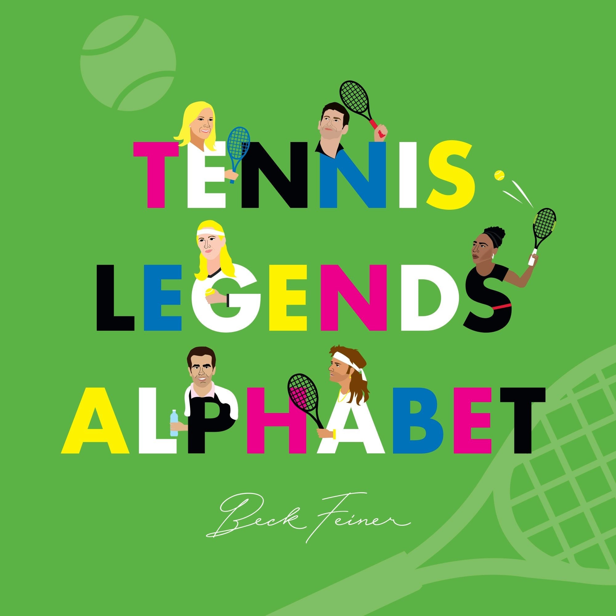Book cover image for Tennis Legends Alphabet ISBN: 9780648506300