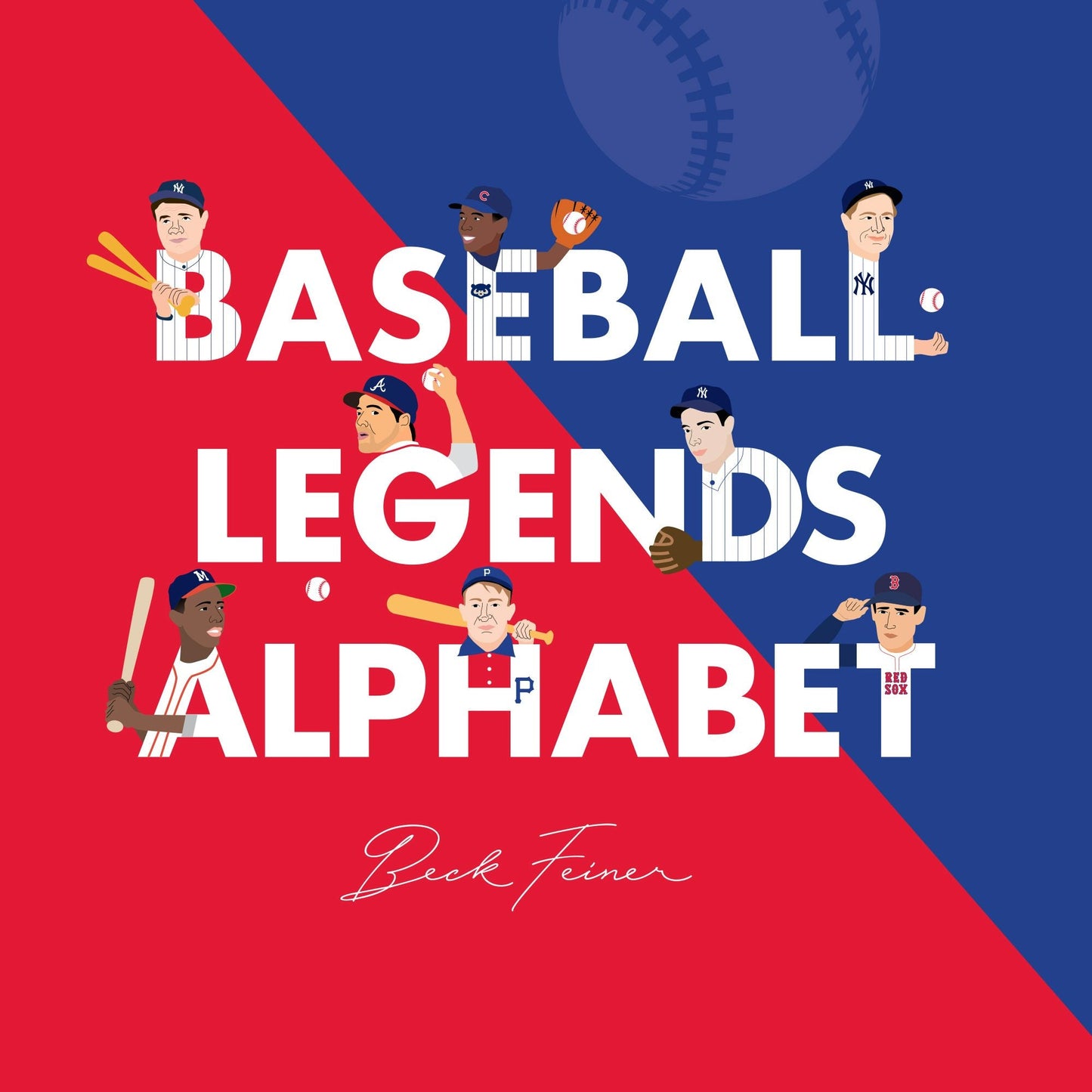 Book cover image for Baseball Legends Alphabet ISBN: 9780648506348