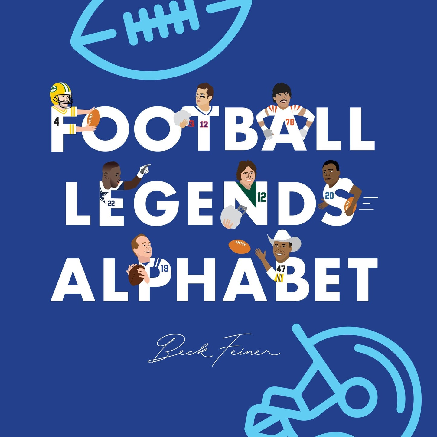 Book cover image for Football Legends Alphabet ISBN: 9780648506355