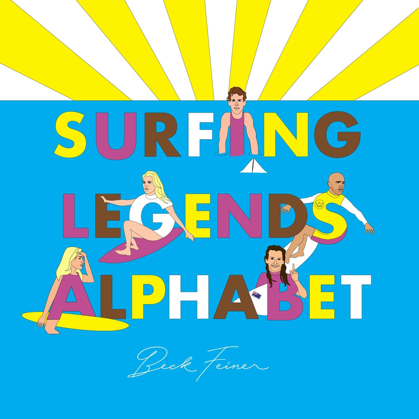 Book cover image for Surfing Legends Alphabet ISBN: 9780648672456