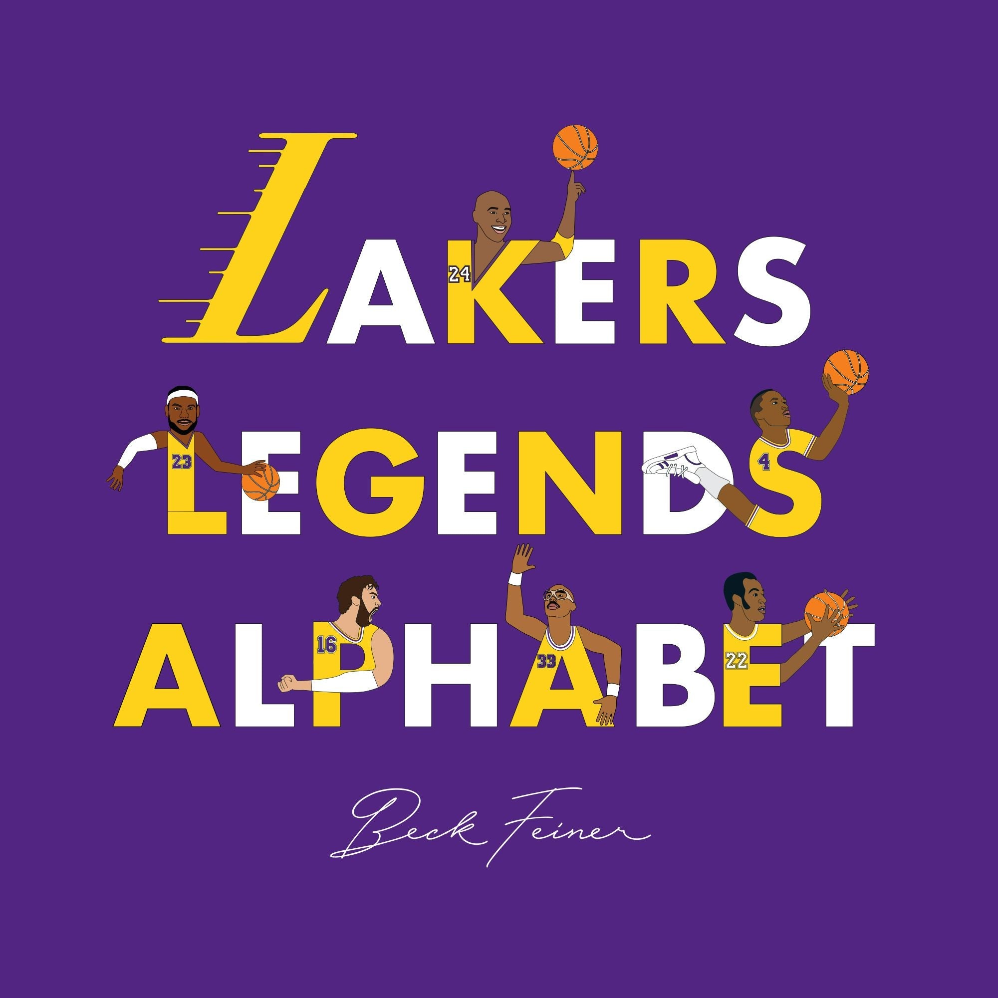 Book cover image for Lakers Legends Alphabet ISBN: 9780648962861