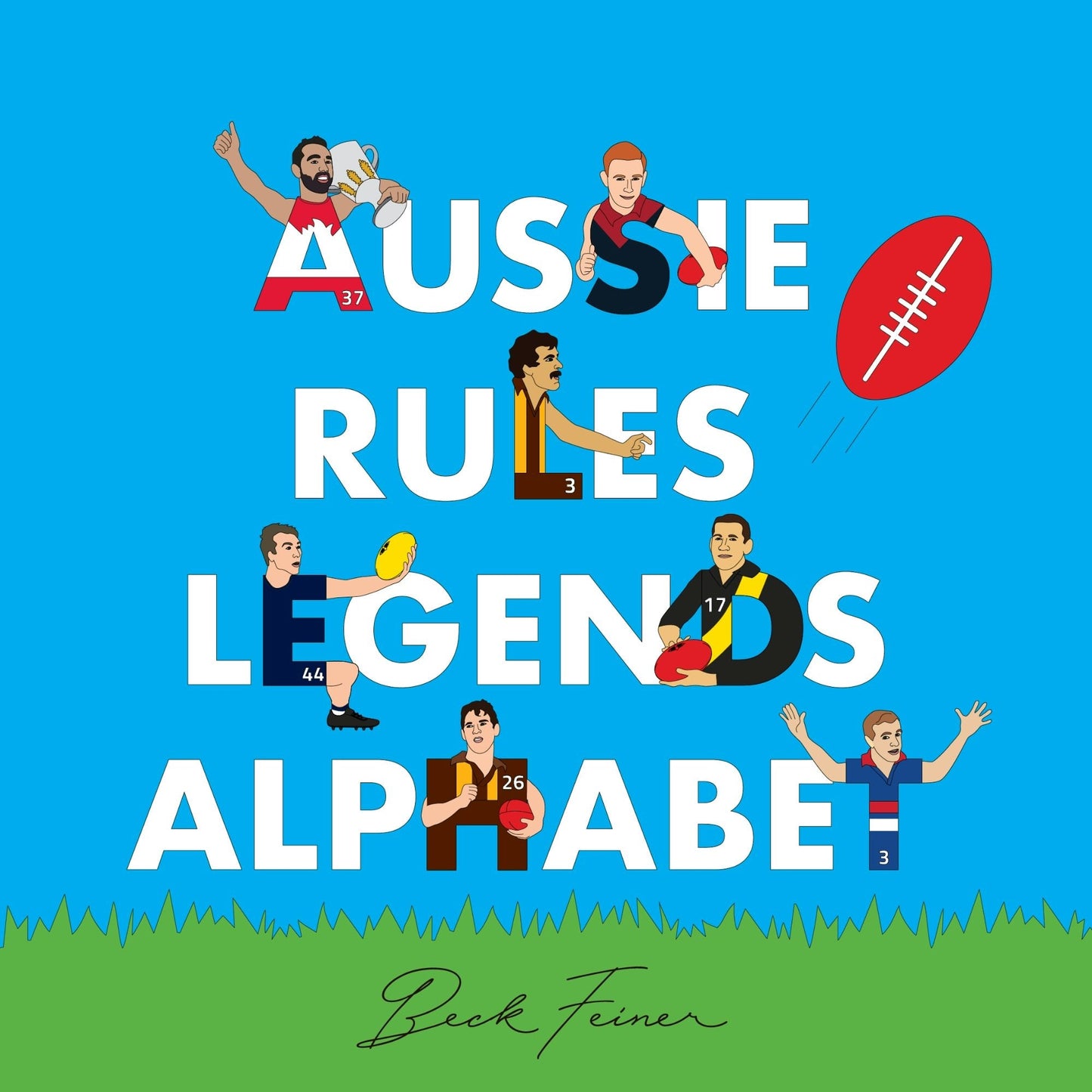Book cover image for Aussie Rules Legends Alphabet ISBN: 9780648962892