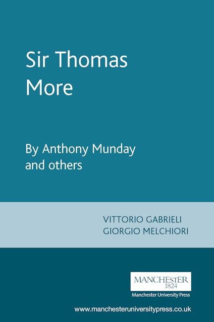 Book cover image for Sir Thomas More ISBN: 9780719016325