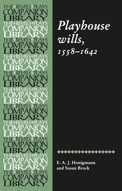 Book cover image for Playhouse wills ISBN: 9780719030178