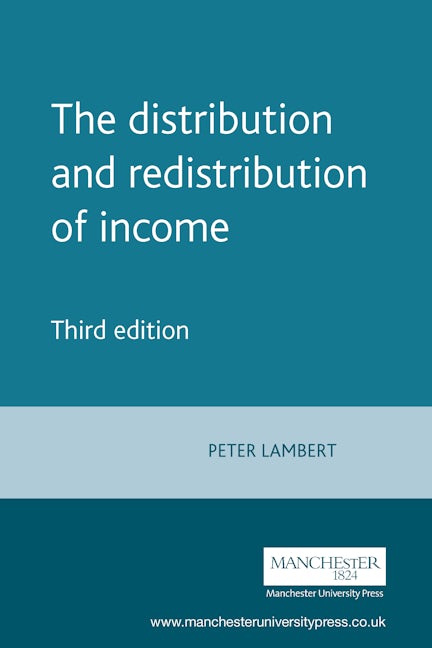 Book cover image for The distribution and redistribution of income ISBN: 9780719057328