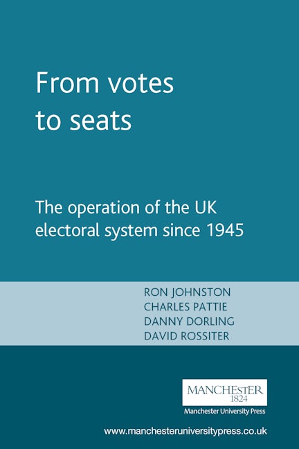 Book cover image for From votes to seats ISBN: 9780719058523