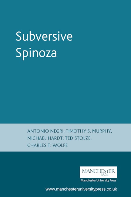 Book cover image for Subversive Spinoza ISBN: 9780719066474