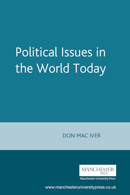 Book cover image for Political Issues in the World Today ISBN: 9780719067051