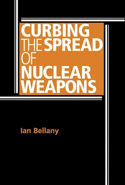 Book cover image for Curbing the spread of nuclear weapons ISBN: 9780719067976