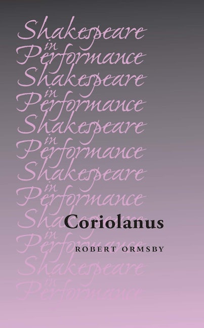 Book cover image for Coriolanus ISBN: 9780719078675