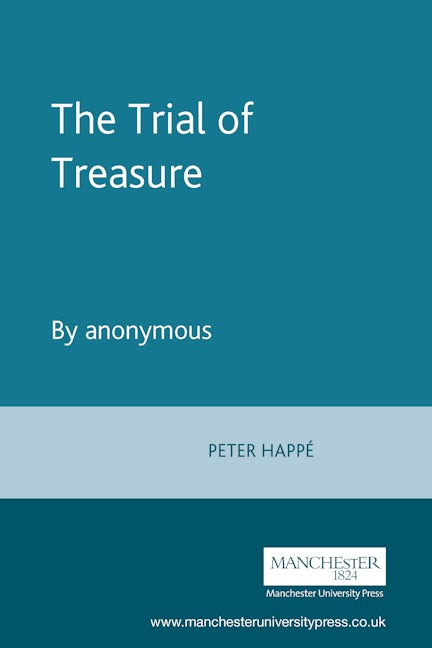 Book cover image for The Trial of Treasure ISBN: 9780719080968