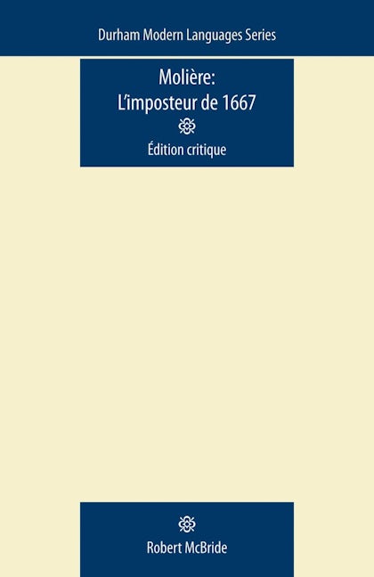 Book cover image for Moliere: L'imposteur de 1667 ISBN: 9780719085864