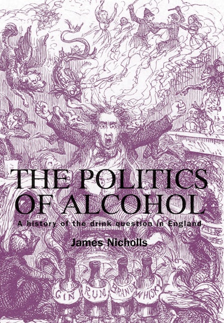 Book cover image for The politics of alcohol ISBN: 9780719086373